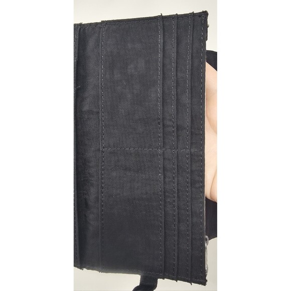 Kipling Teddi Wallet Black Organizer Snap Credit Card Trifold Continental 7.5x4" - Picture 6 of 16